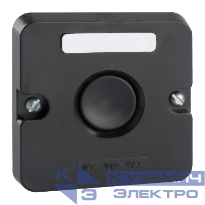 Пост кнопочный ПКЕ-122 1 У2 IP54 черн. кнопка КЭАЗ 150738