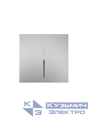 Выключатель проходной 1-кл. с индик. СП ZIMA IP20 10А безвинт. зажим сер. матов. LEZARD 704-7488-114QC