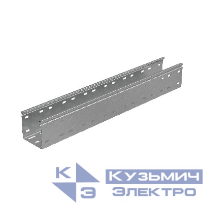 Лоток листовой перфорированный 100х100 L3000 сталь 0.8мм "Стандарт ПЛЮС" LPEplus100-100-0.8-3000 INOX304 КМ PL5169