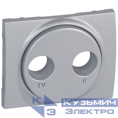 Панель лицевая для роз. TV/RD Galea Life алюм. Leg 771372