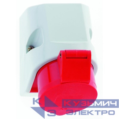 Розетка настенная 16А 3п 2P+PE 9ч 400В IP44 Bals 112