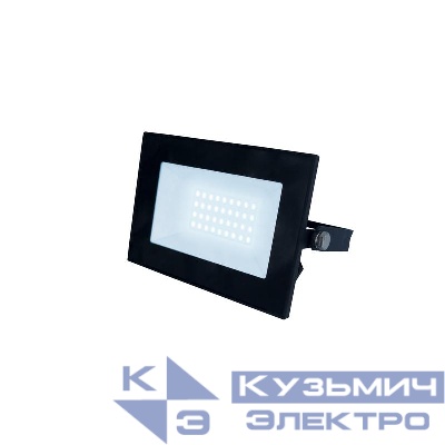 Прожектор светодиодный ULF-F21-30W/6500K IP65 200-250В BLACK дневной свет 6500К корпус черн. Uniel UL-00007364