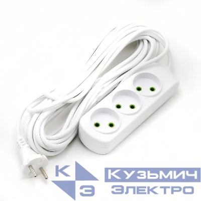 Удлинитель 3х10м без заземл. Letitia LEZARD 721-0310-303