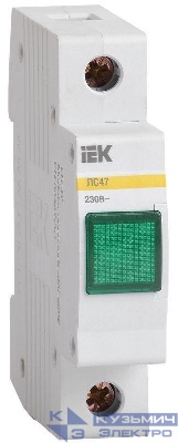 Лампа сигнальная ЛС-47 зел. KARAT IEK MLS10-230-K06