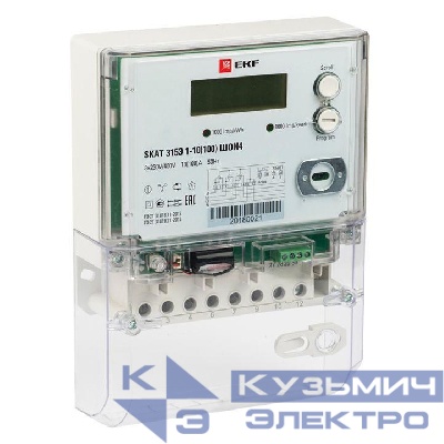 Счетчик Skat 315E/1-10(100) SIRP 3ф EKF 31502R