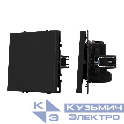 Выключатель перекрестный 1-кл. SWT-NOBE-MKX1-SFPL-BK 10А 230В механизм Arlight 054249