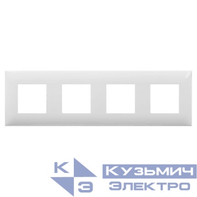 Рамка 4-м 8мод. Avanti "Белое облако" DKC 4400908