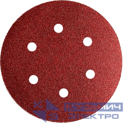 Abraflex Круг шлиф. на липучке 150 мм P40 6 отв. Abraflex 0