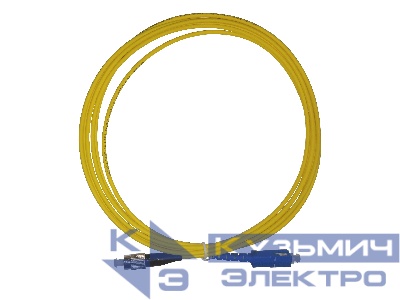 Патч-корд оптический переходной SC-FC/UPC SM Simplex 3.0мм 9/125, 3м, LSZH