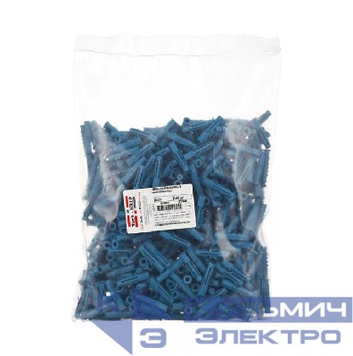 Дюбель четырехраспорный (универс.) Чапай 6х30 шипы + усы полипропилен (уп.500шт) Tech-KREP 132440