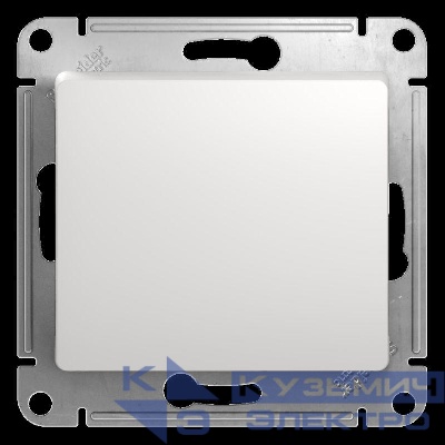 Переключатель проходной 1-кл. СП Glossa 10А IP20 (сх. 6) 10AX механизм бел. SE GSL000161