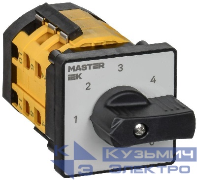 Переключатель кулачковый 10А (сх. 85) стандартная рукоятка IEK MI-CS10-010-085