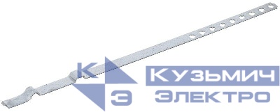 Держатель проводника кругл. 8мм водост. труба 80-120мм оцинк. сталь IEK ZDP80-11-7-08