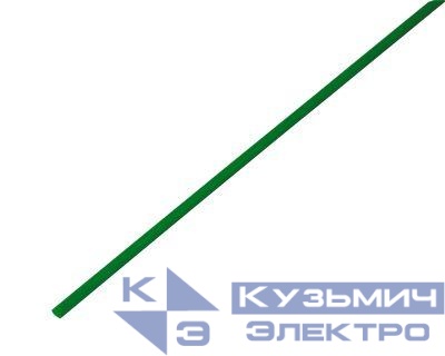 Трубка термоусадочная ТУТ нг 2.0/1.0 зел. 1м REXANT 20-2003