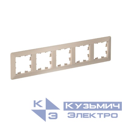 Рамка 5-м AtlasDesign Air песочн./дым. бел. SE ATN221205