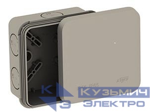 Коробка распределительная ОП 85х85х45мм двухкомпонентн. 8 вводов IP65 сер. Ruvinil 67240