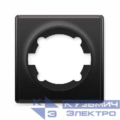 Рамка 1-м Florence черн. 1E52101303 OneKeyElectro 2172828