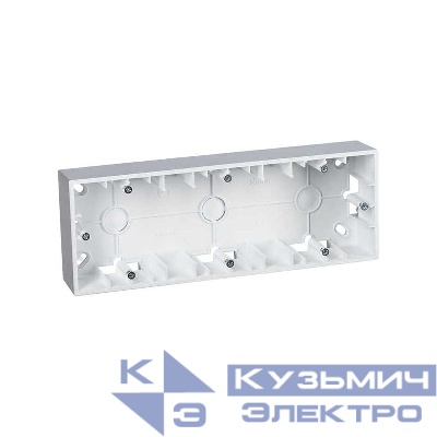 Коробка установочная ОП 3-м Simon15 алюм. 1590753-033