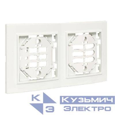 Рамка 2-м Минск вертикальная бел. Basic EKF ERM-G-312-10