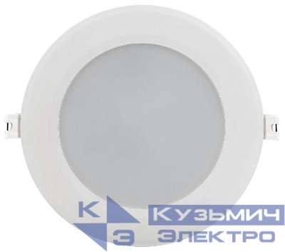Светильник светодиодный ДВО 1714 12Вт 4000К IP40 даунлайт встраив. круг бел. IEK LDVO0-1714-12-4000-K01