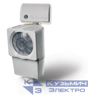 Детектор движения пассивный инфракрасный для монтажа на улице 1NO 10А 120…230В AC IP54 FINDER 181182300000