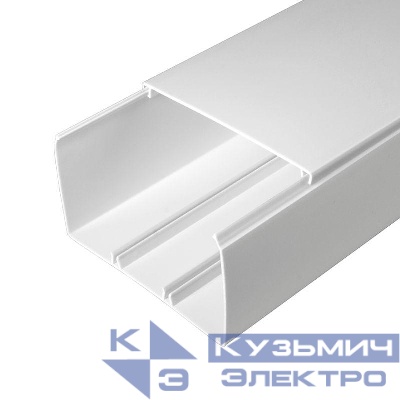 Кабель-канал 100х60 L2000 с двойн. замком бел. Промрукав PR.0610061