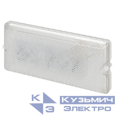 Светильник ДБО 01-12-001 Линия Лайт 12Вт 4000К 1000Лм IP54 240х110х35 антивандальный Эра Б0061157