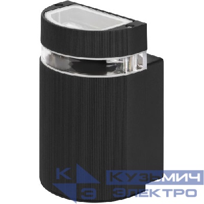 Светильник "Адрия" GBW-102-BL-0160 max 30Вт 1хGU10 IP54 230В 160х100х95мм уличный настен. вверх черн. Эра Б0069593