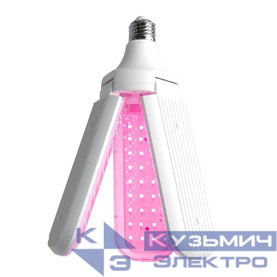 Лампа светодиодная LB-7000 30Вт E27 230В 3-х лепестковая красн./син. спектр FERON 48444