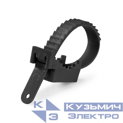 Крепеж ремешковый КР 16 черн. (уп.100шт) Fortisflex 104958