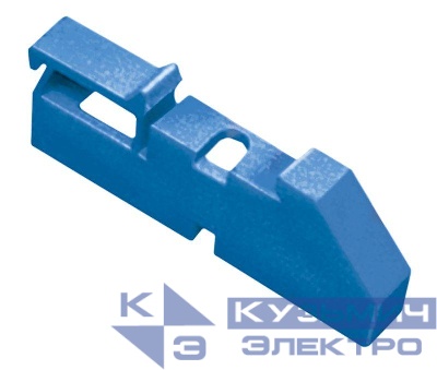 Изолятор на DIN-рейку син. IEK YIS22