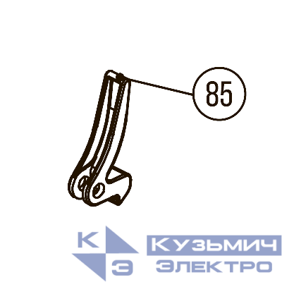 Запчасть №85 для Hybest GSR40A. Фиксатор магазина