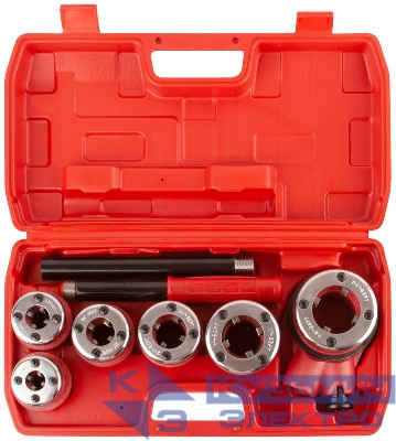 Клуппы трубные набор 6шт (1/4дюйм-3/8дюйм-1/2дюйм-3/4дюйм-1дюйм-1 1/4дюйм) FIT 70006