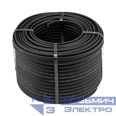 Кабель греющий саморег. SRL40-2CR UV с УФ-защитой экранир. 40Вт/м 1.0кв.мм/45м (уп.100м) Rexant 51-0237