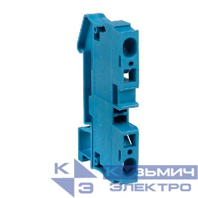 Колодка клеммная ST-6 57А пружинная син. EKF plc-jxb-st-6-blue