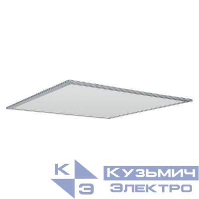 Светильник светодиодный ДВО-4007-L 36Вт 4000К IP40 595х595 без драйвера тонкая панель серебр. EKF LPS-4007-L-36-4000