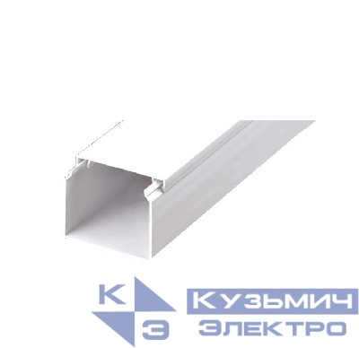 Кабель-канал 40х40 L2000 с двойн. замком пластик Урал Пак КК-19040040-024