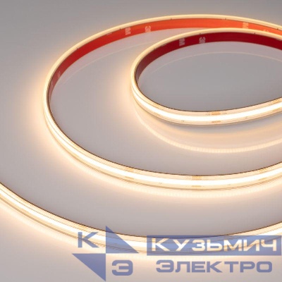 Лента светодиодная COB-PS-X420-12mm 24V Warm 2700К 4.8Вт/м IP67 герметичная (уп.15м) Arlight 049056