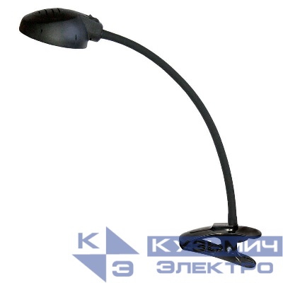 Светильник светодиодный Веста С16 ПШ настол. на прищепке 7Вт черн. Трансвит 000000000132