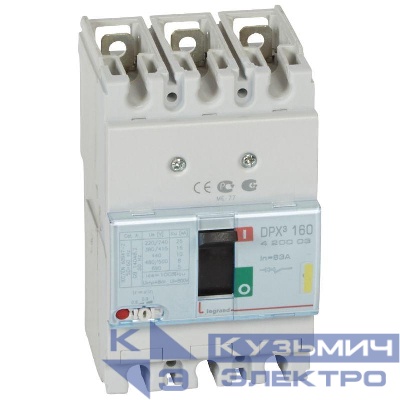 Выключатель авт. 3п 63А DPX3 160 16кА Leg 420003