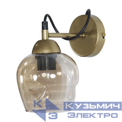 Светильник "Мирра" 511 (плафон 8268) НББ 01-60-181 Е27 [ИМ] настен. зол. Элетех 1005405274