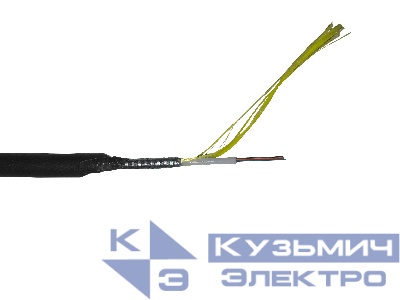 Кабель волоконно-оптический 8 (SМ - 9/125), наружный, бронированный, PE, черный, 2000м "L"