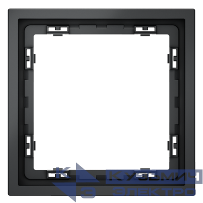 Рамка пластиковая VOLTUM S70 на 1 пост, (графит)