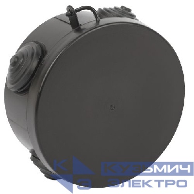 Коробка распаячная ОП 85х40мм с гермовводами 4 входа IP54 черн. KOR-85-40-4g-B Эра Б0061801