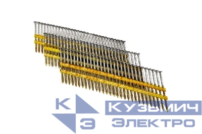 Гвозди реечные 21 градус (2.8/50 мм, кольц.накатка, 6000 шт/уп)