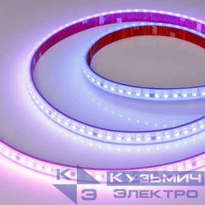 Лента светодиодная SPI-PS-A120-12mm 24V RGB-PX6-BPT 23Вт/м IP67 2835 герметичная бегущий огонь (уп.5м) Arlight 049452