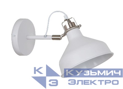 Светильник WML-425 С71 настен. Amsterdam 1хE27 40Вт 230В бел.+хром Camelion 13022