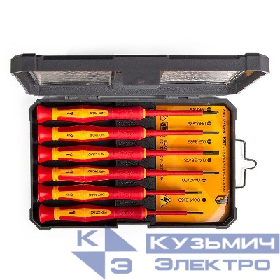 Набор диэлектрических отверток "Профи" НИО-06 мини КВТ 79771