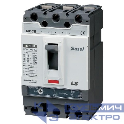 Выключатель автоматический 3п 3т 125А 50кА TD160N FTU LS Electric 0102006400