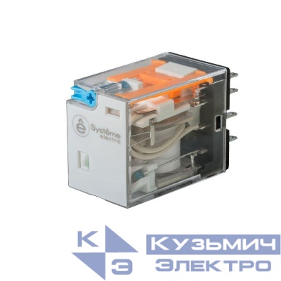 Реле 6А 4перекл. 110В DC тест кнопка LED SE SXM4AB2FD
